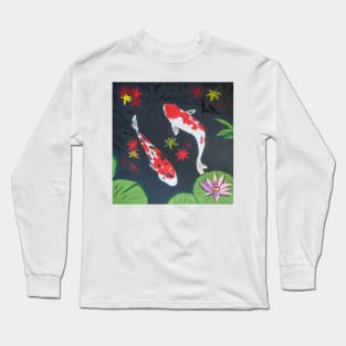 Koi Fish Pond Long Sleeve T-Shirt